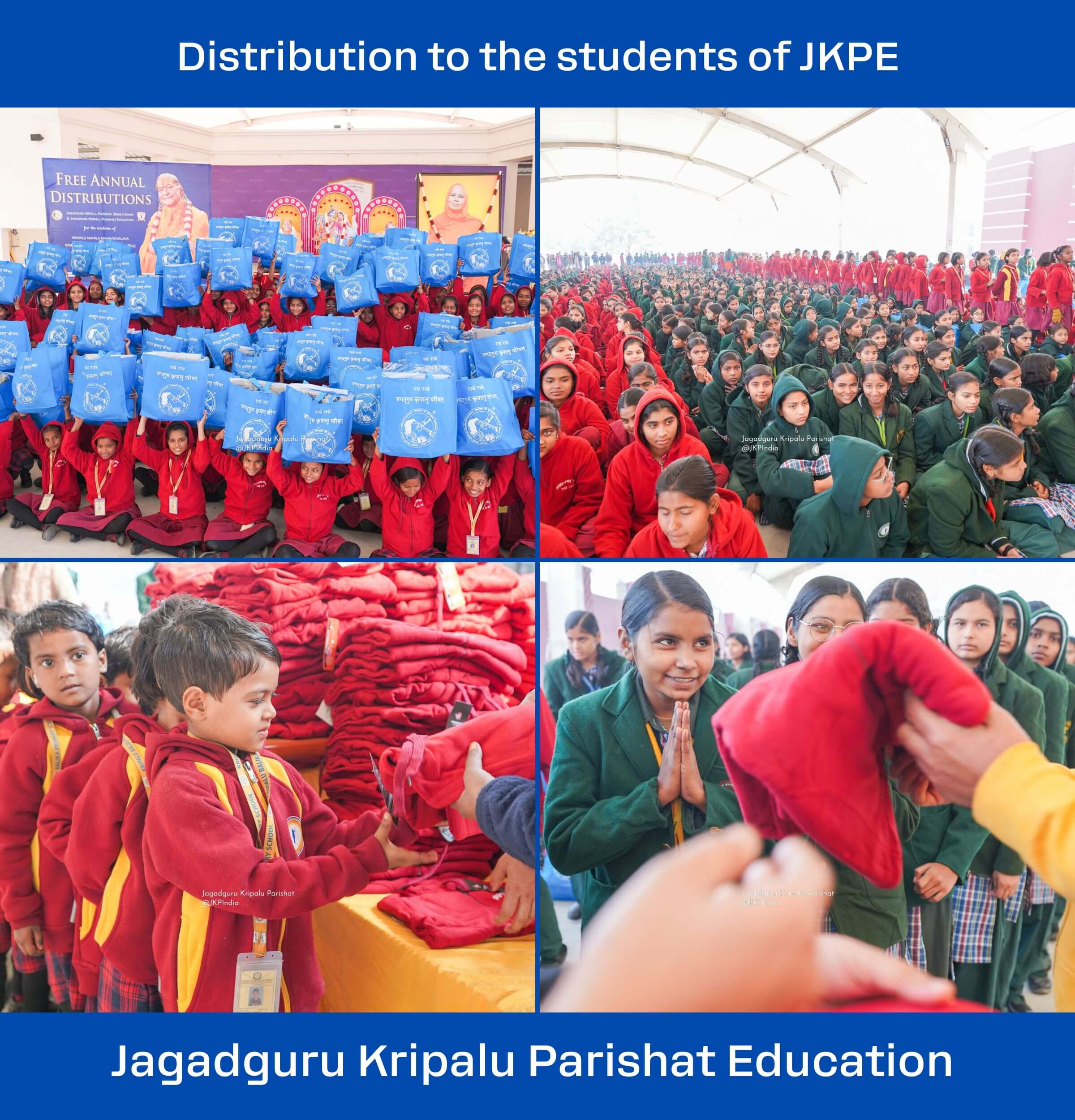 Distribution to the students of JKPE