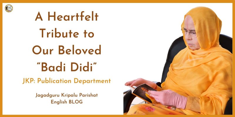 A Heartfelt Tribute to Our Beloved “Badi Didi” from JKP: Publication Department